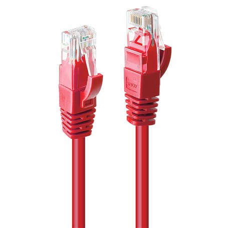 Lindy 48031 câble de réseau Rouge 0