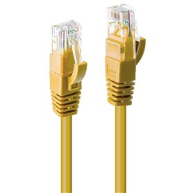 Lindy 48064 câble de réseau Jaune 3 m Cat6 U/UTP (UTP)