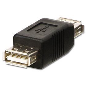 Lindy 71230 changeur de genre de câble USB A Noir