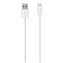 Belkin F2CU012BT2M-WHT câble USB 2 m USB 2.0 USB A Micro-USB B Blanc