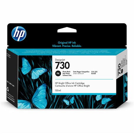 HP Cartouche dencre 730 DesignJet noir photo