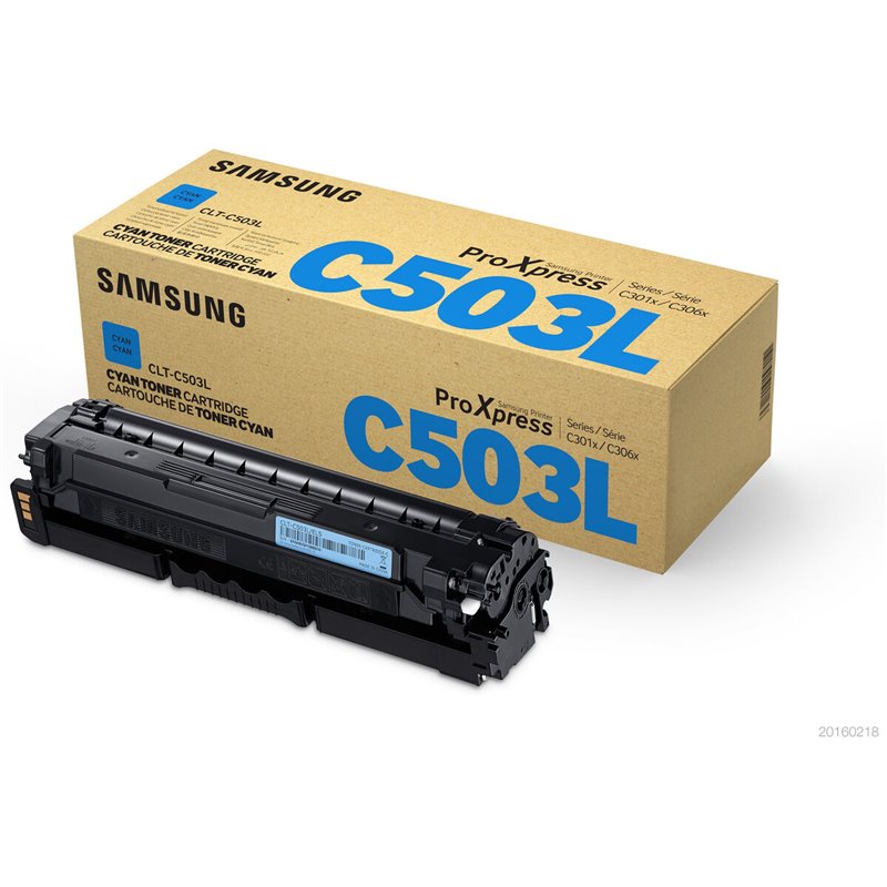 Image secondaire de Samsung CLT-C503L Toner cyan grande capacité authentique