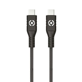 Câble USB-C Celly PL2MUSBCUSBC 2 m Noir