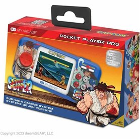 Console de Jeu Portable My Arcade Pocket Player PRO - Super Street Fighter II Retro Games