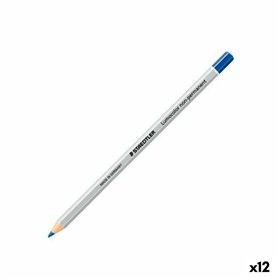 Crayon marqueur Staedtler Lumocolor Non permanent Bleu (12 Unités)