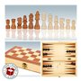 Échecs et dames Colorbaby Backgammon Bois (6 Unités)