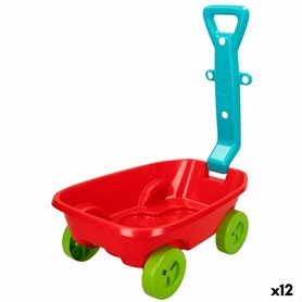 Set de jouets de plage Colorbaby Chariot polypropylène (12 Unités)