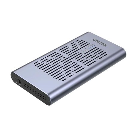 Boîtier pour disque dur Unitek DIAUTKOBU0010 Gris USB-C USB 3.2 USB C