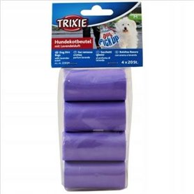 Sac à ordures Trixie 22839 Violet Pourpre Plastique (80 Pièces)