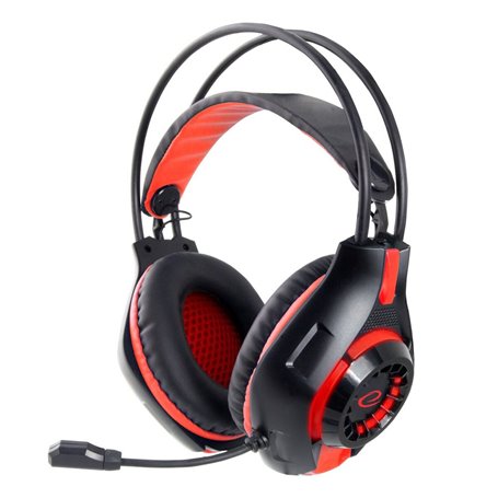 Casques avec Microphone Esperanza EGH420R Noir