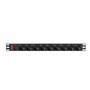 Multiprise 9 Prises avec Interrupteur Lanberg PDU-09F-0300-BK 4000 W 220-250 V 16 A 3 m