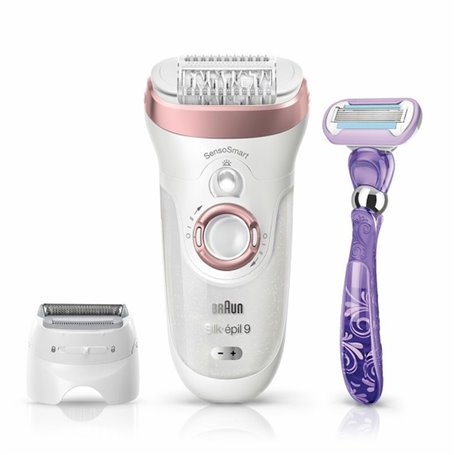 Braun Silk-épil 9 9-870 épilateur 40 pince(s) Rose