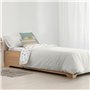 Housse de Couette Kids&Cotton Kanu Beige 175 Fils 180 x 220 cm