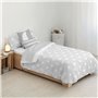 Housse de Couette Kids&Cotton Runar Gris 175 Fils 180 x 220 cm