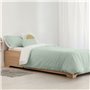 Housse de Couette Kids&Cotton Vichy Menthe 175 Fils 180 x 220 cm