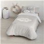 Housse de Couette Kids&Cotton Werner Gris Gris 175 Fils 180 x 220 cm