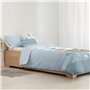 Housse de Couette Kids&Cotton Farid Bleu 175 Fils 180 x 220 cm