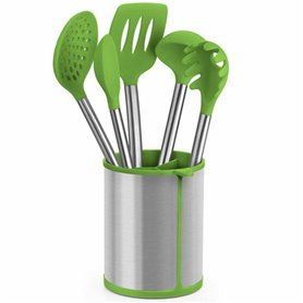 Ensemble d'ustensiles de cuisine BRA A197011 Vert Acier inoxydable (5 Pièces)