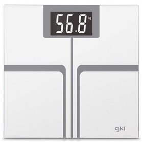 Balance Numérique de Salle de Bain GKL FITMAX WHITE 200 kg Blanc Polyester