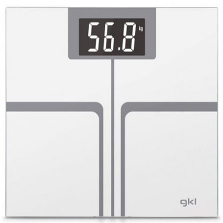 Balance Numérique de Salle de Bain GKL FITMAX WHITE 200 kg Blanc Polyester