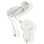 CHARGEUR VOITURE 1A LIGHTNING 1.2M BLANC