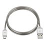 POWERSTEEL CABLE MICRO USB RENFORCE METALISE 1M