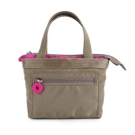 POCHETTE UNIVERSELLE HORIZONTALE GM TAUPE FUCHSIA