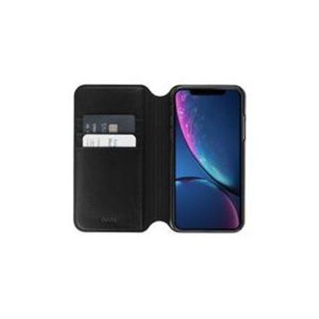 ETUI FOLIO MILANO EN CUIR NOIR: APPLE IPHONE XR