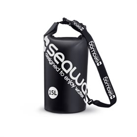 SAC ETANCHE 15L AVEC BANDOULIERE NOIR
