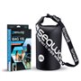 SAC ETANCHE 15L AVEC BANDOULIERE NOIR