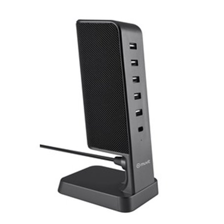 TAB HUB DE CHARGE 5 USB + 1 TYPE C PD33.5W GRIS