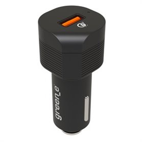 CHARGEUR VOITURE QUICKCHARGE 18W 1USB NOIR