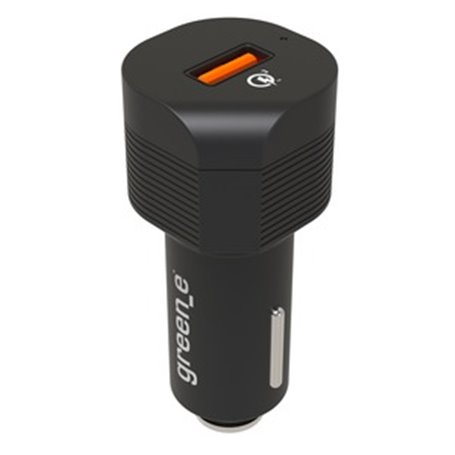 CHARGEUR VOITURE QUICKCHARGE 18W 1USB NOIR