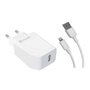 PACK CHARGEUR SECTEUR 12W+CABLE LIGHTNING 1.2M BLANC