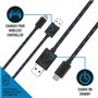 LOT DE 2 CABLES PLAY & CHARGE TRESSES 3M POUR MANETTES PS4