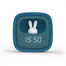 BILLY CLOCK REVEIL VEILLEUSE LAPIN DARK BLUE