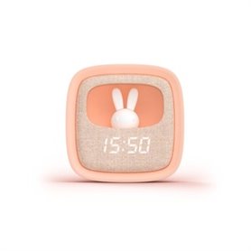 BILLY CLOCK REVEIL VEILLEUSE LAPIN ROSE