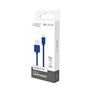 CABLE USB-A LIGHTNING 1M BLEU