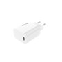 CHARGEUR SECTEUR 20W USB-C PLASTIQUE RECYCLE BLANC