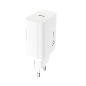 CHARGEUR SECTEUR 30W USB-C PLASTIQUE RECYCLE BLANC