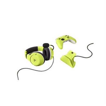 PACK ESSENTIAL DUO CASQUE KAIRA & CHARGEUR MANETTE XBOX JAUNE