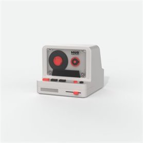 ENCEINTE BLUETOOTH RETRO LOOK POLAROID GRIS