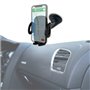 SUPPORT VOITURE 2EN1 GRILLE / PARE-BRISE / TABLEAU DE BORD EN PLASTIQUE RECYCLE POUR MOBILES 92MM MAX