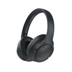 CASQUE SANS FIL ANC SERENITY PLASTIQUE RECYCLE NOIR