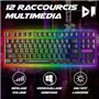 CLAVIER GAMING SHONEN T02 TKL 88 TOUCHES RETROECLAIRE MEMBRANE