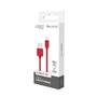 CABLE USB-A LIGHTNING 1M ROUGE