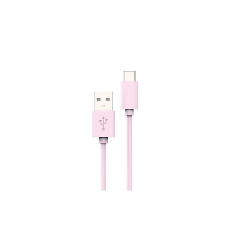 CABLE USB-A USB-C 1M ROSE