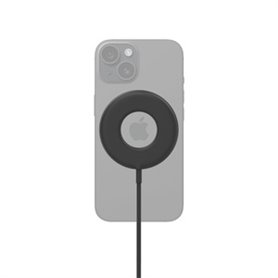 CHARGEUR SANS FIL MAGNETIQUE 15W MAGSAFE DONUT NOIR