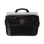 SACOCHE PC PORTABLE SHERPA SLIM 16", DEUX SOUFFLETS NOIR