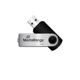 CLE USB2.0 16GO NOIRE ARGENT